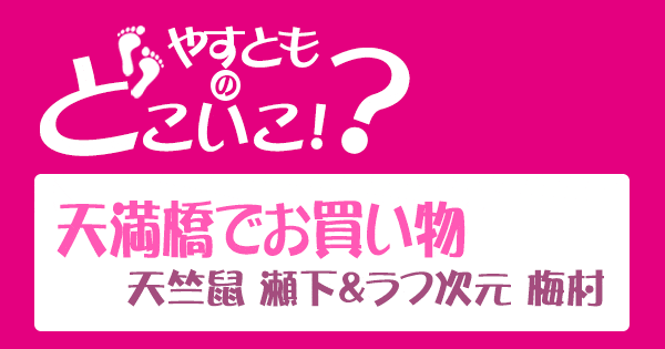 やすとものどこいこ やすよともこ オススメ商品 天満橋