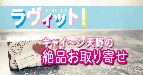 ラヴィット LOVE it 一流グルメ芸能人 キャイ～ン天野 絶品 お取り寄せ