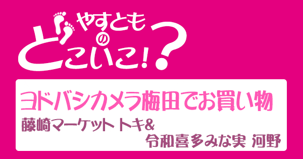 やすとものどこいこ やすよともこ オススメ商品 ヨドバシカメラ マルチメディア梅田