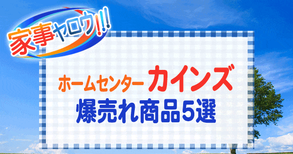 家事ヤロウ ホームセンター カインズ 爆売れ商品5選