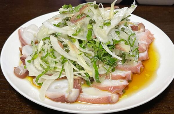若摘み山椒 ぴりはりま 山椒カルパッチョ ミズタコ