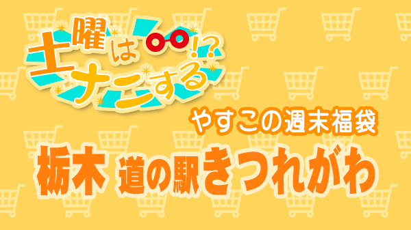 土曜はナニする やすこの週末福袋 栃木県 道の駅 きつれがわ 喜連川