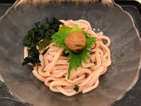 紀ノ川SA 冷やし梅うどん